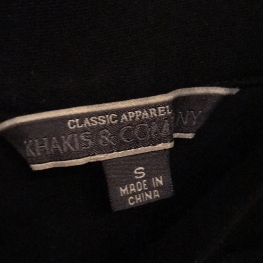 KHAKIS And‎ COMPANY Size S Black Pant